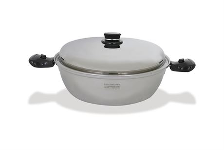 9 Qt. (8.5L) Braiser Pan with Cover 1 2 3 4 5